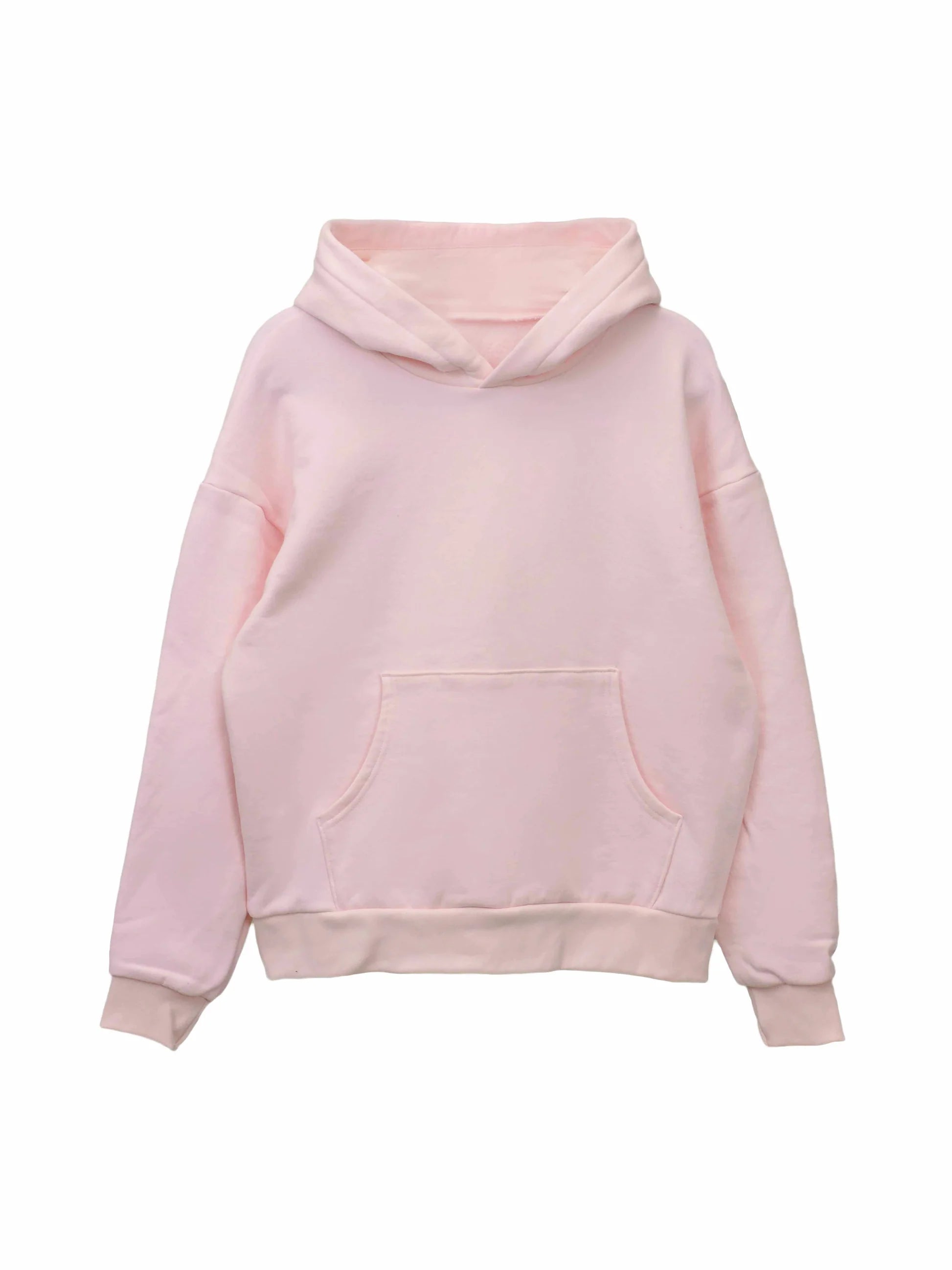 Alzaroon Pink Oversize Hoodie – Soft & Stylish