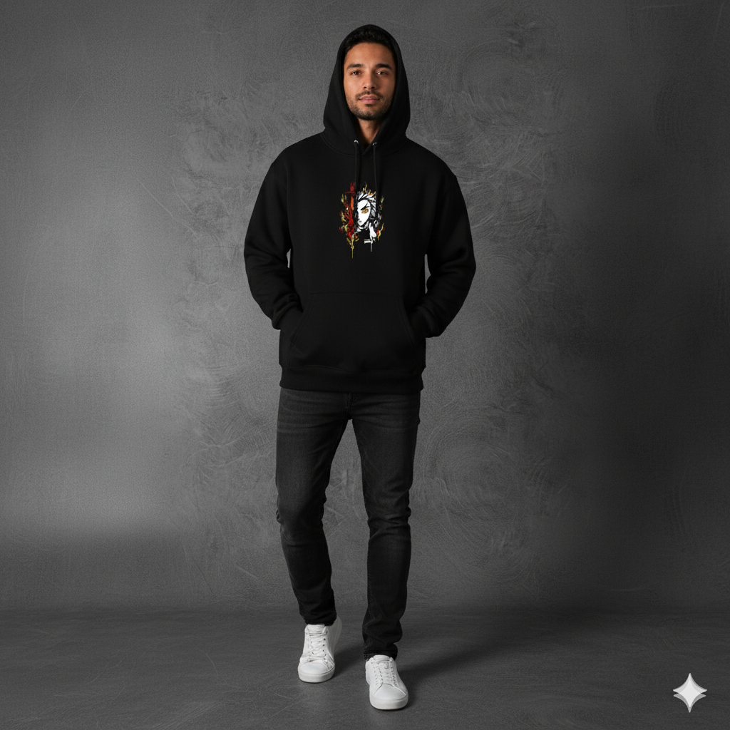 Premium Graphic Hoodie by Alzaroon
