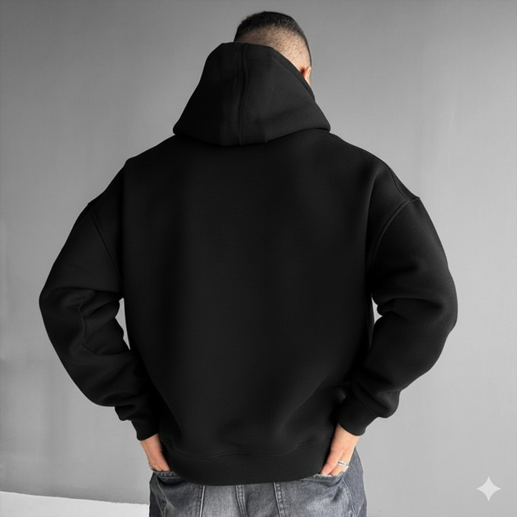 Classic Plain Hoodie – Soft Fleece Winter Wear